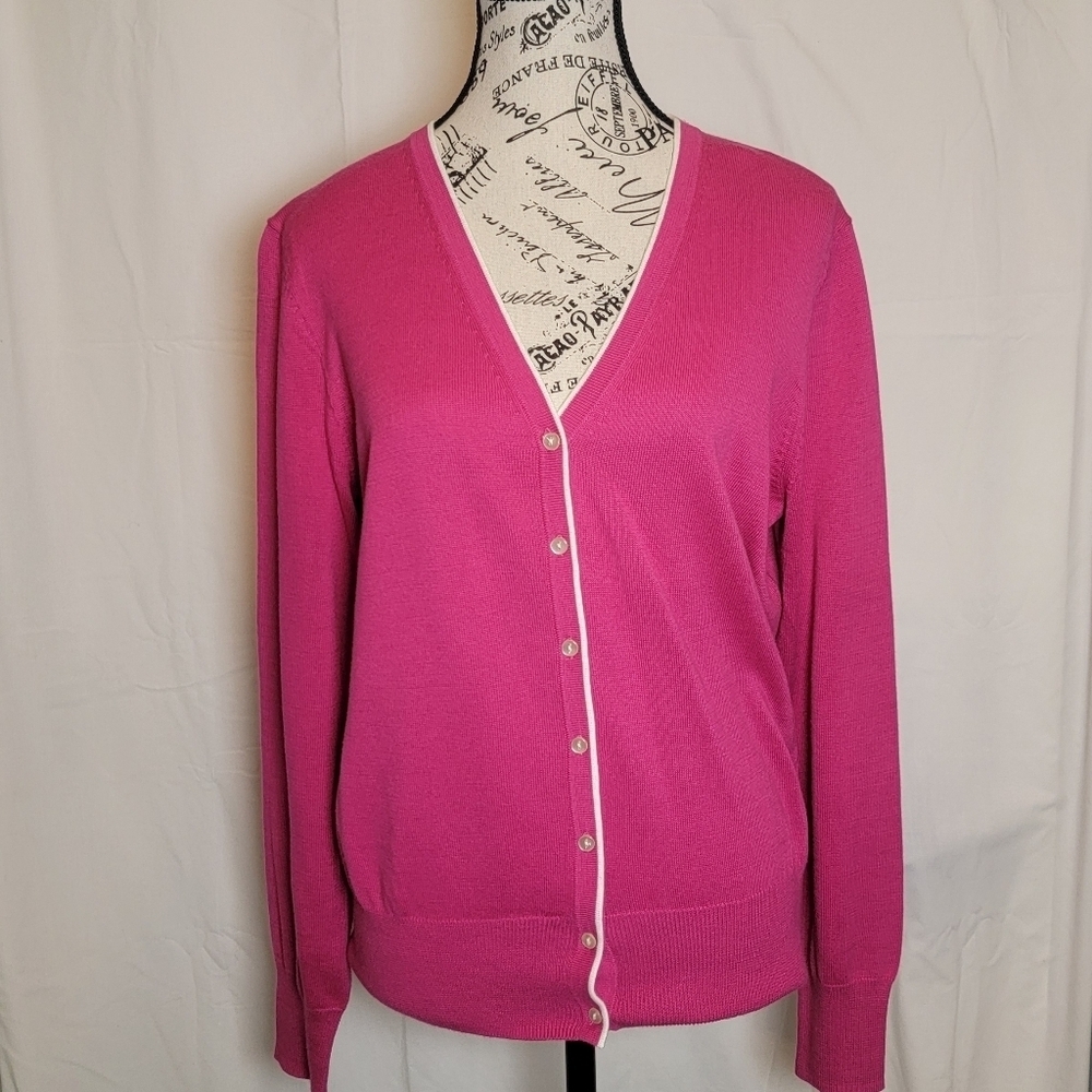 Brooks Brothers 100% Supima Cotton 364 Cardigan Sweater Size large